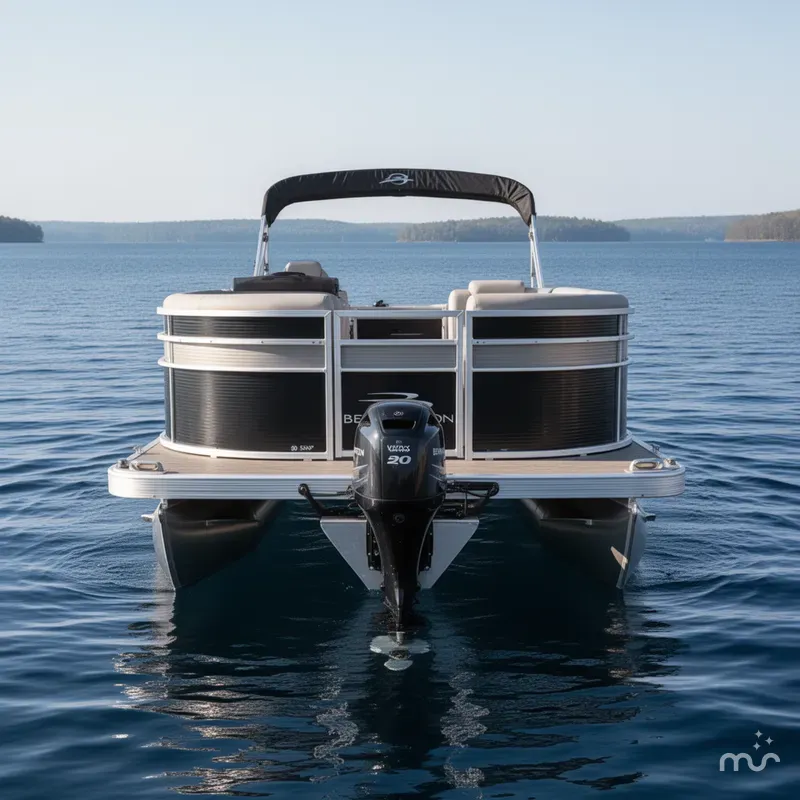 Slide: The Image of Bennington 20 SSNPX Family/Fishing Pontoon w/ VMAX 90 SHO (In Stock) 2020 - 2