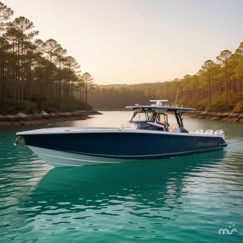 Slide: The Image of Nor-Tech 450 Sport Center Console 2020 - 2