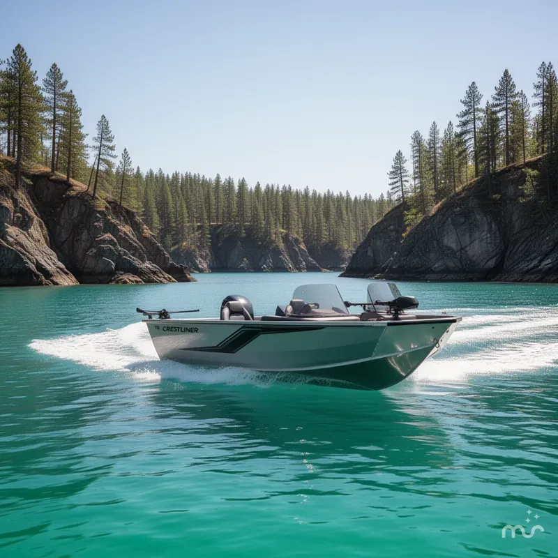 The Image of Crestliner 1750 Fish Hawk SC 2026 - 0