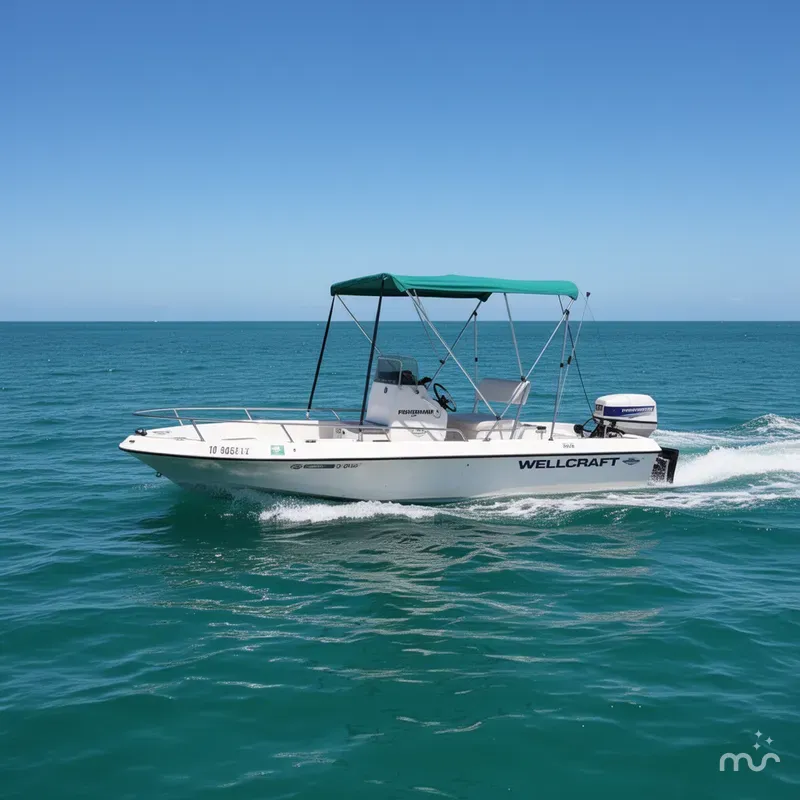 Slide: The Image of Wellcraft 160 Fisherman 1996 - 2