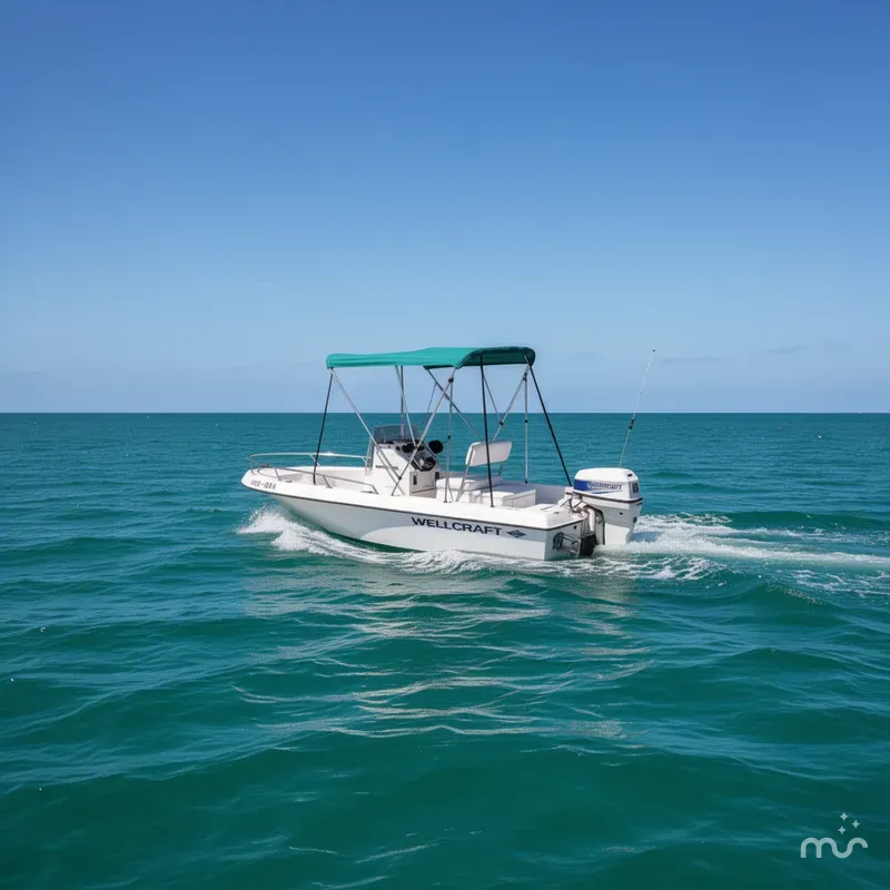 Slide: The Image of Wellcraft 160 Fisherman 1996 - 4