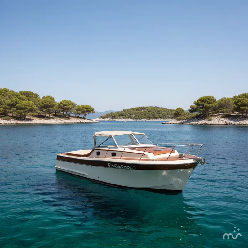 Slide: The Image of Chris-Craft 21 Scorpion Cuddy 1985 - 2