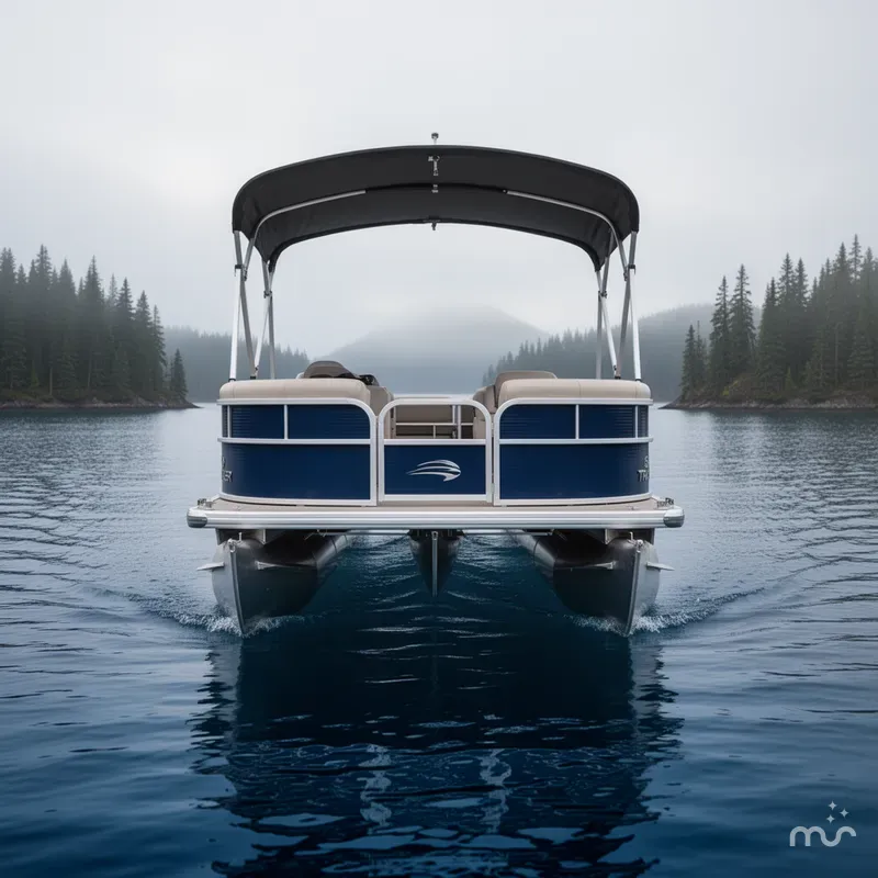 Slide: The Image of Sun Tracker Party Barge 16 DLX 2026 - 1