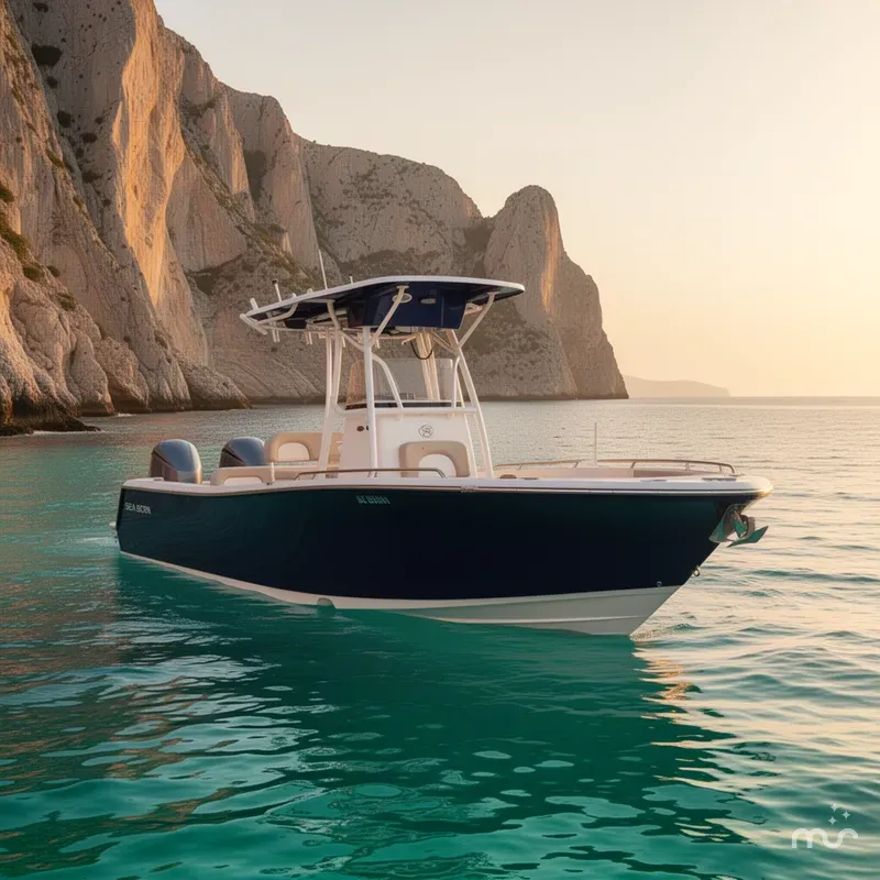 Slide: The Image of Sea Born LX24 Center Console 2020 - 2