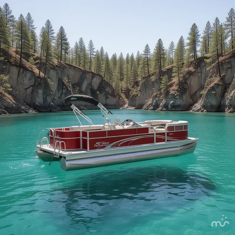 The Image of Sun Tracker Party Barge 18 DLX 2026 - 0
