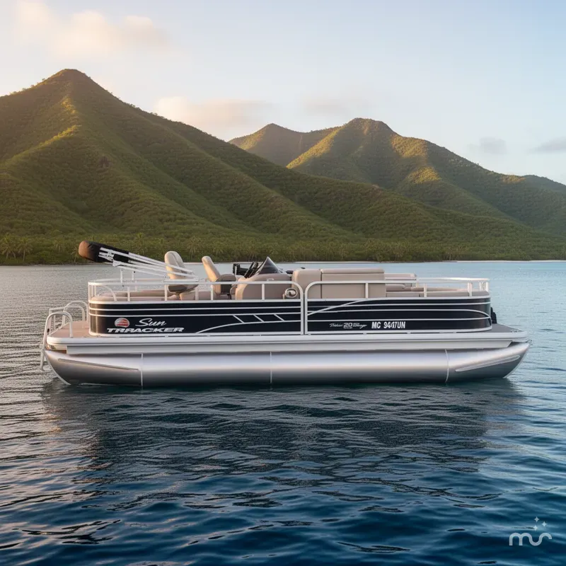 Slide: The Image of Sun Tracker Fishin' Barge 20 DLX 2021 - 2