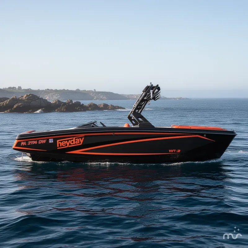 Slide: The Image of Heyday Wake Boats WT-2 2017 - 2