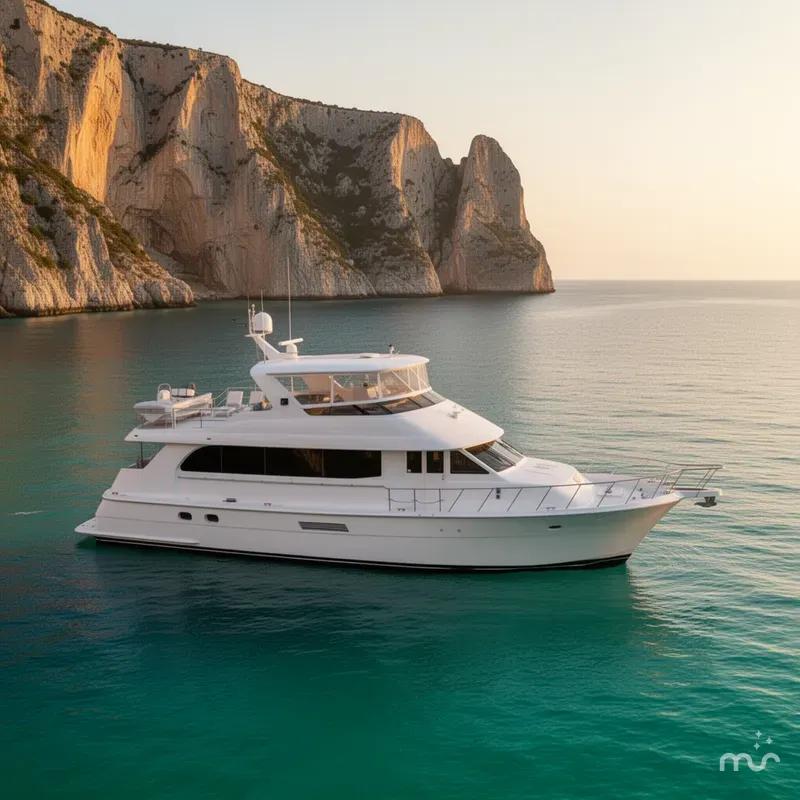 The Image of Hatteras 75 Sport Deck Motor Yacht 2004 - 0