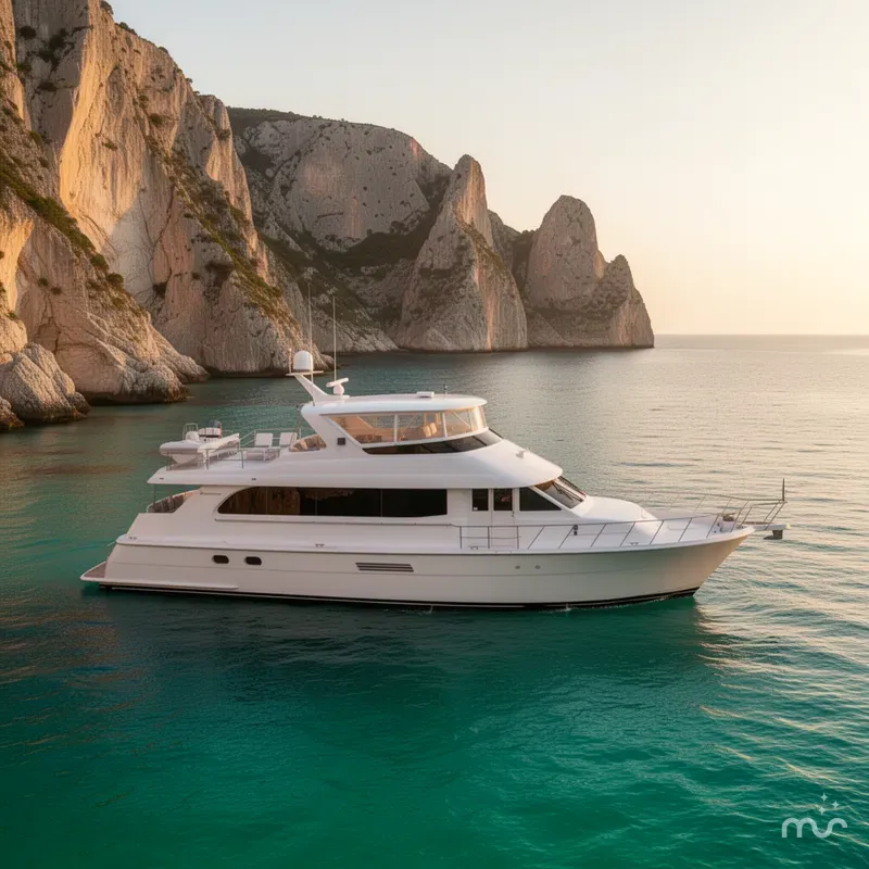 Slide: The Image of Hatteras 75 Sport Deck Motor Yacht 2004 - 2