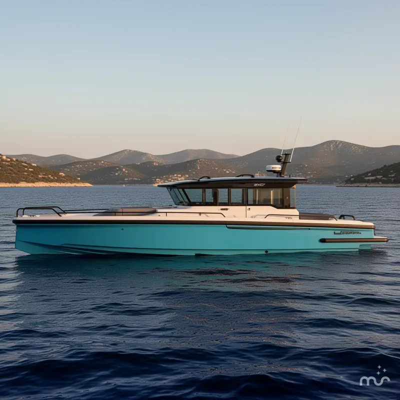 Slide: The Image of Axopar 37 XC Cross Cabin 2026 - 2