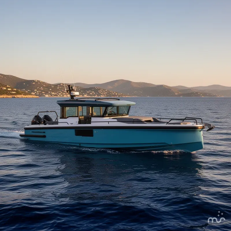 Slide: The Image of Axopar 37 XC Cross Cabin 2026 - 4