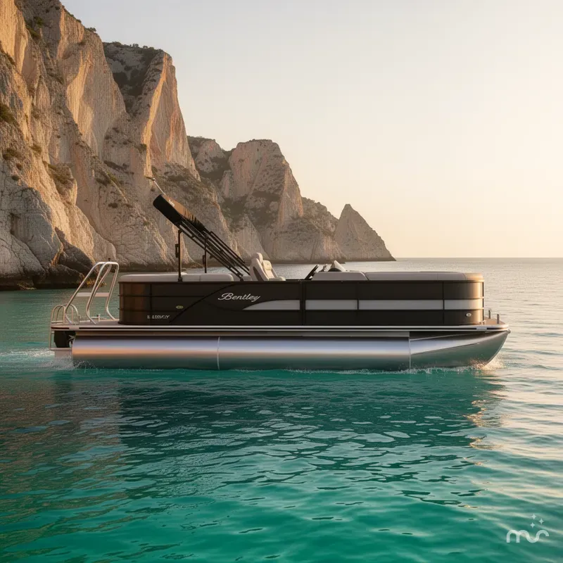 Slide: The Image of Bentley Pontoons Legacy 223 Navigator 2026 - 2