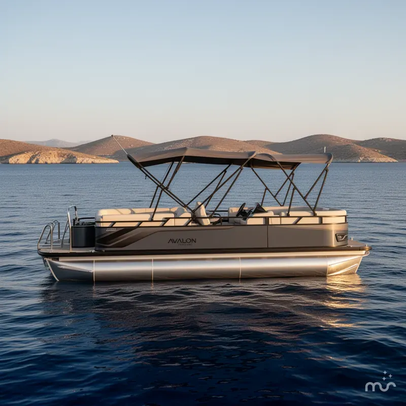 Slide: The Image of Avalon Venture 85 Quad Lounge - 23' 2026 - 2