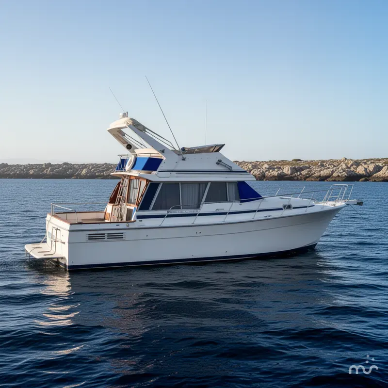 Slide: The Image of Bayliner 3218 Motoryacht 1988 - 2