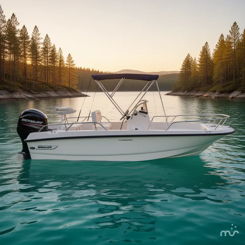 Slide: The Image of Boston Whaler 170 daubtless 2013 - 2