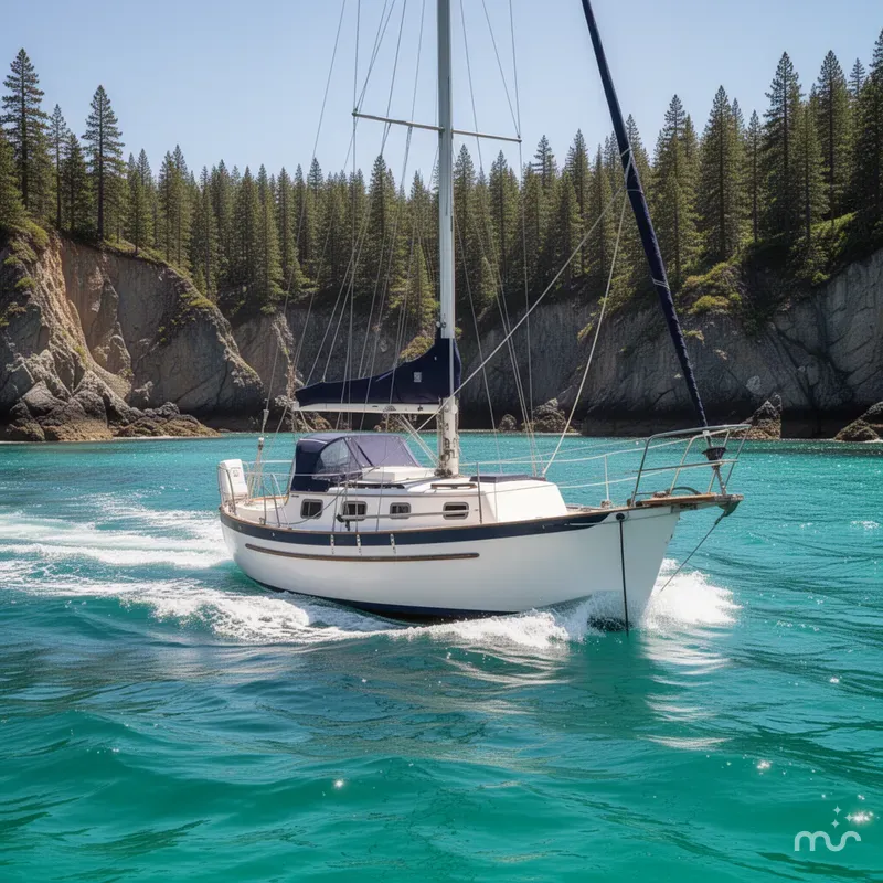 Slide: The Image of Pacific Seacraft Dana 24 1989 - 2