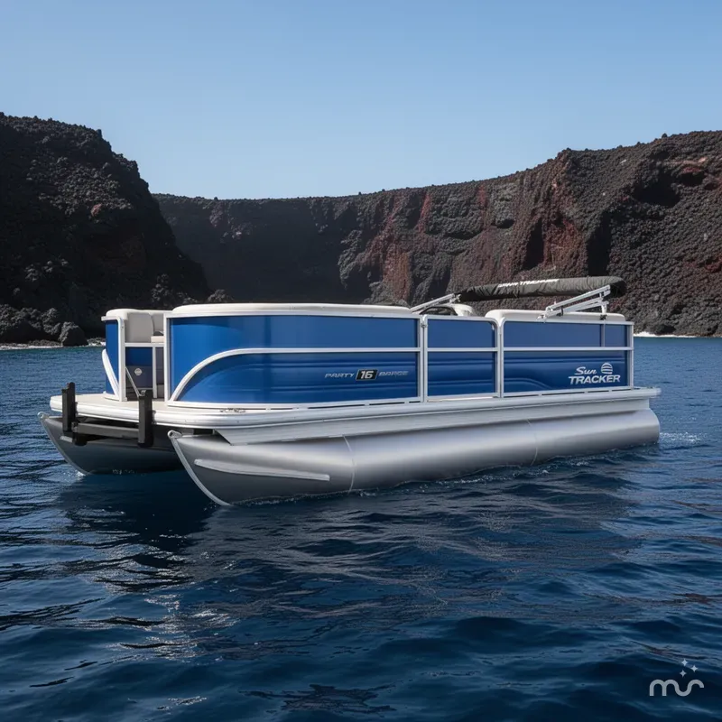 The Image of Sun Tracker Party Barge 16 DLX 2026 - 0