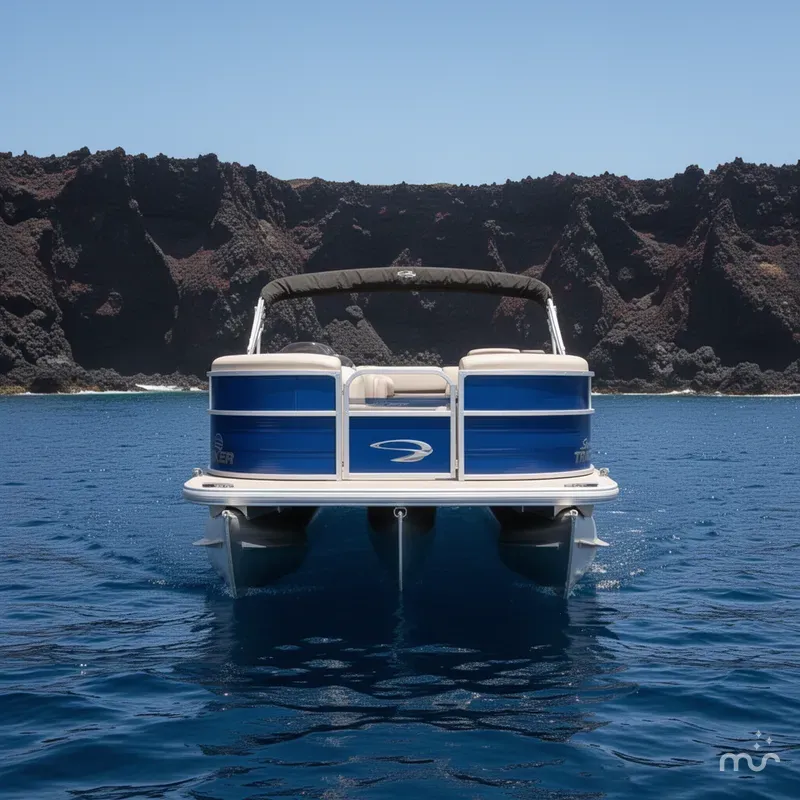 Slide: The Image of Sun Tracker Party Barge 16 DLX 2026 - 1