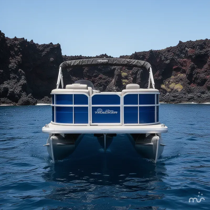 Slide: The Image of Sun Tracker Party Barge 16 DLX 2026 - 3
