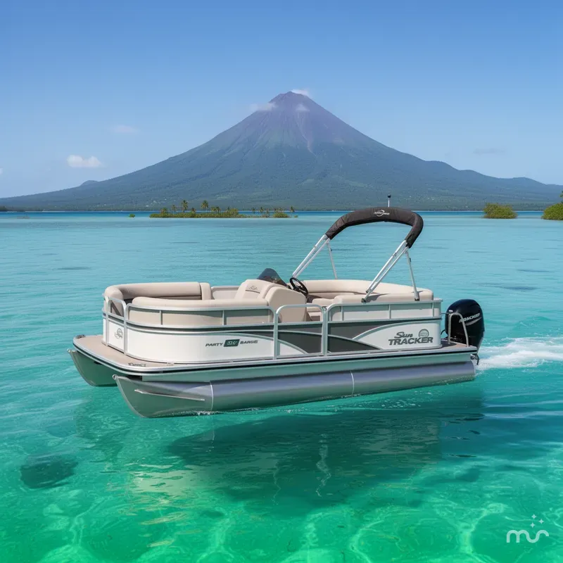 The Image of Sun Tracker Party Barge 16 DLX 2026 - 0