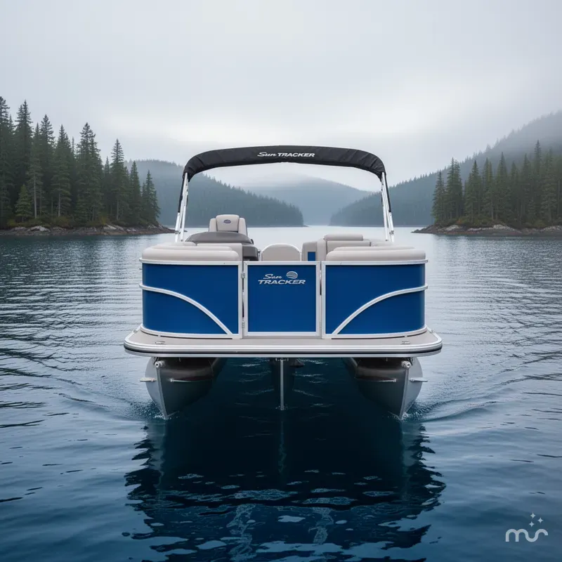 Slide: The Image of Sun Tracker Party Barge 20 DLX 2026 - 1