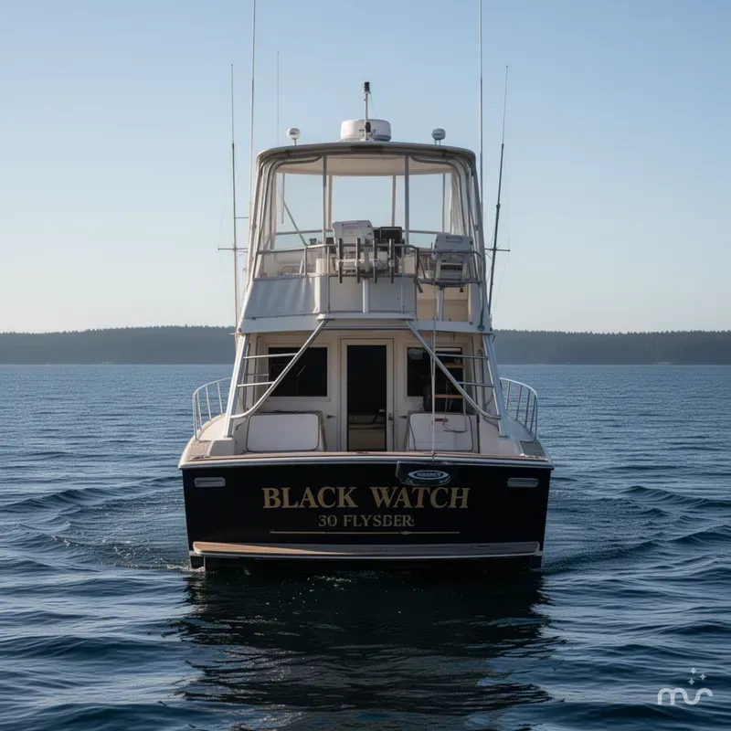Slide: The Image of Black Watch 30 Flybridge 1988 - 3