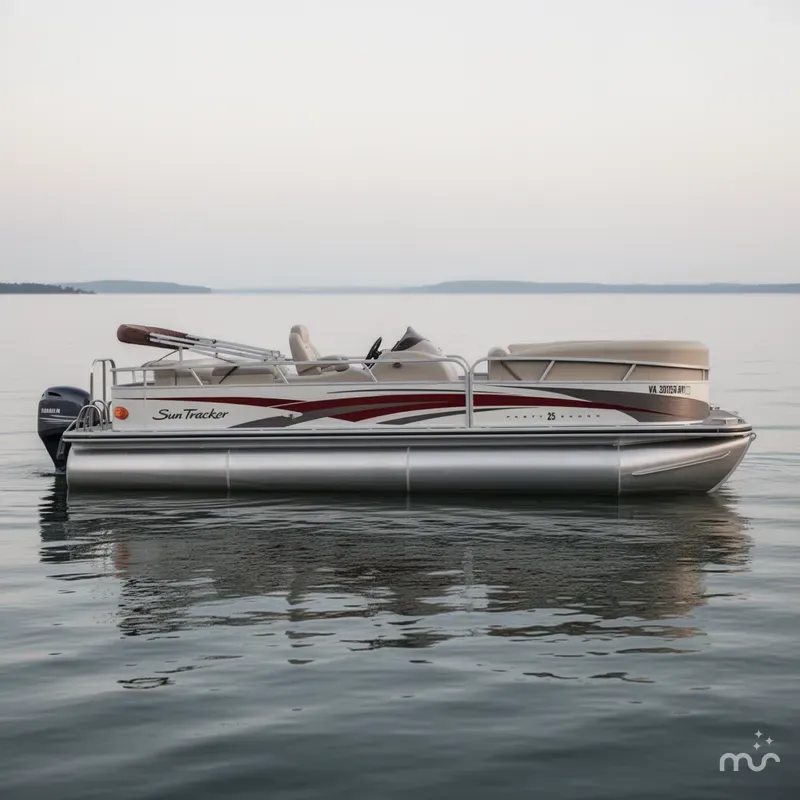 Slide: The Image of Sun Tracker Party Barge 25 Regency Edition 2008 - 0