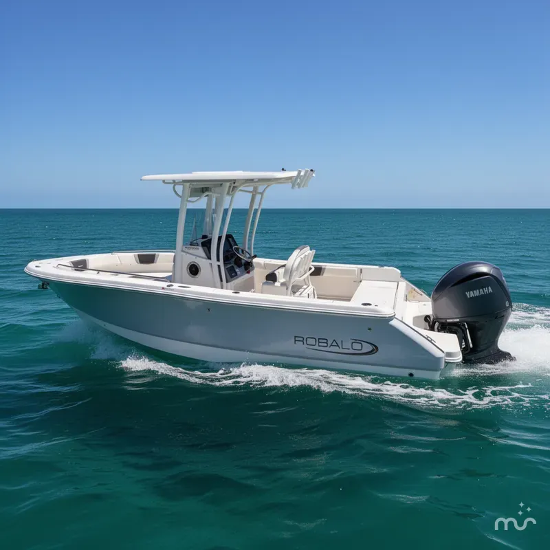 Slide: The Image of Robalo R230 Center Console 2023 - 2