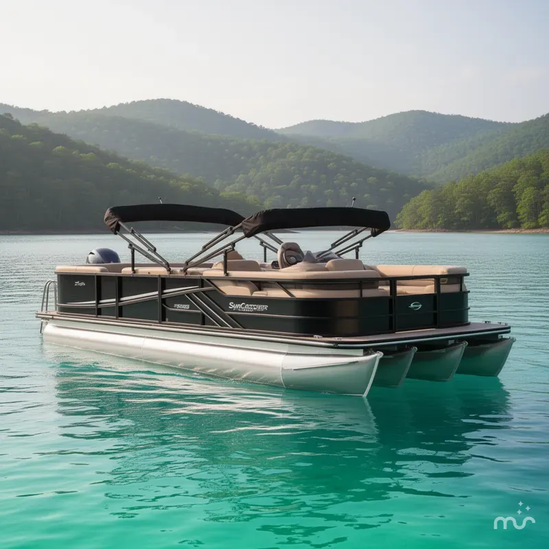 The Image of SunCatcher Fusion 324SS, 250hp SVHO Yamaha, Trailer 2025 - 0