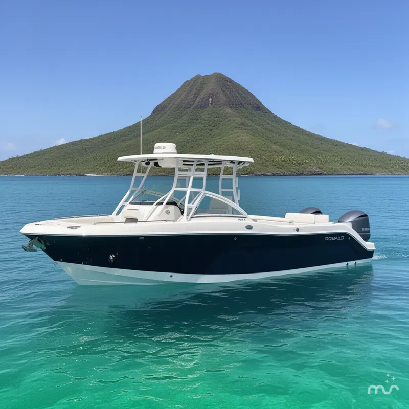 Slide: The Image of Robalo R247 Dual Console 2018 - 2