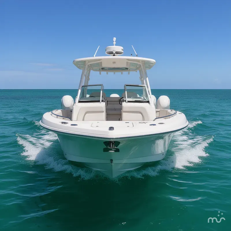 Slide: The Image of Robalo R247 Dual Console 2021 - 2