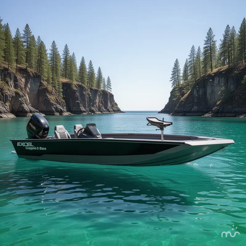 Slide: The Image of Excel EX 203 Crappie & Bass 2026 - 2