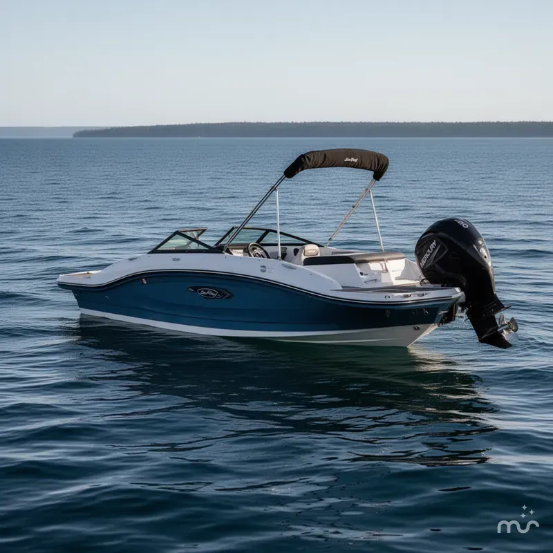 Slide: The Image of Sea Ray SPX 190 Outboard 2023 - 2