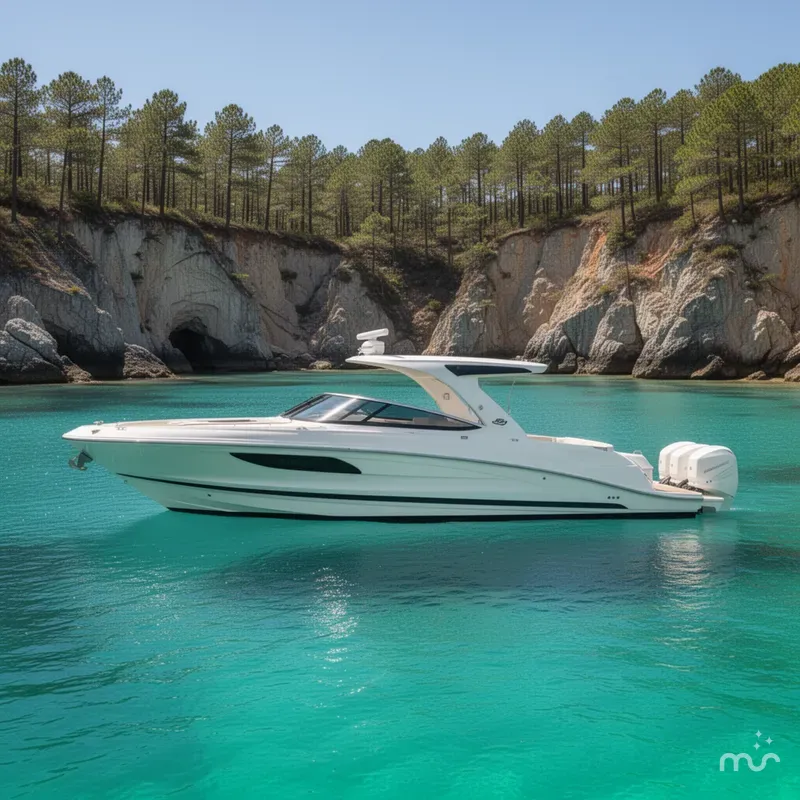 Slide: The Image of Sea Ray SLX 350 Outboard 2017 - 2