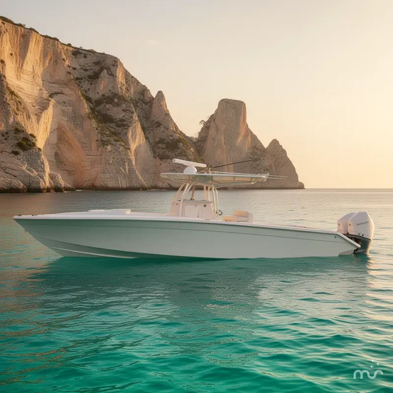 Slide: The Image of Marlago Fs 35 Center Console Cuddy 1997 - 2