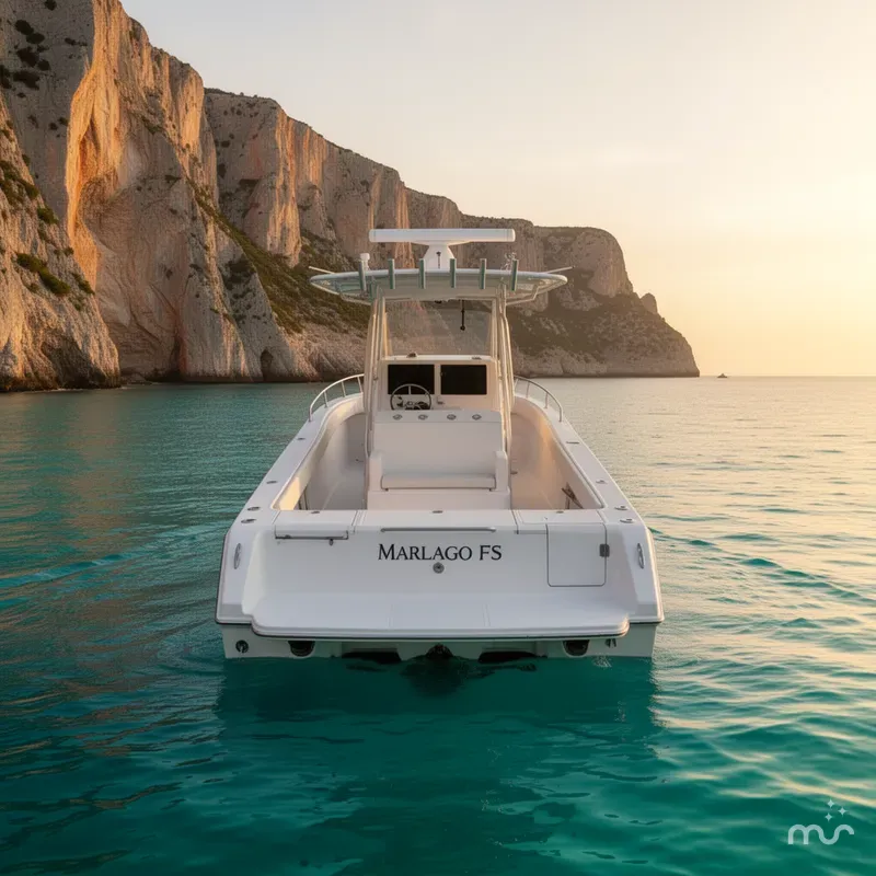Slide: The Image of Marlago Fs 35 Center Console Cuddy 1997 - 3