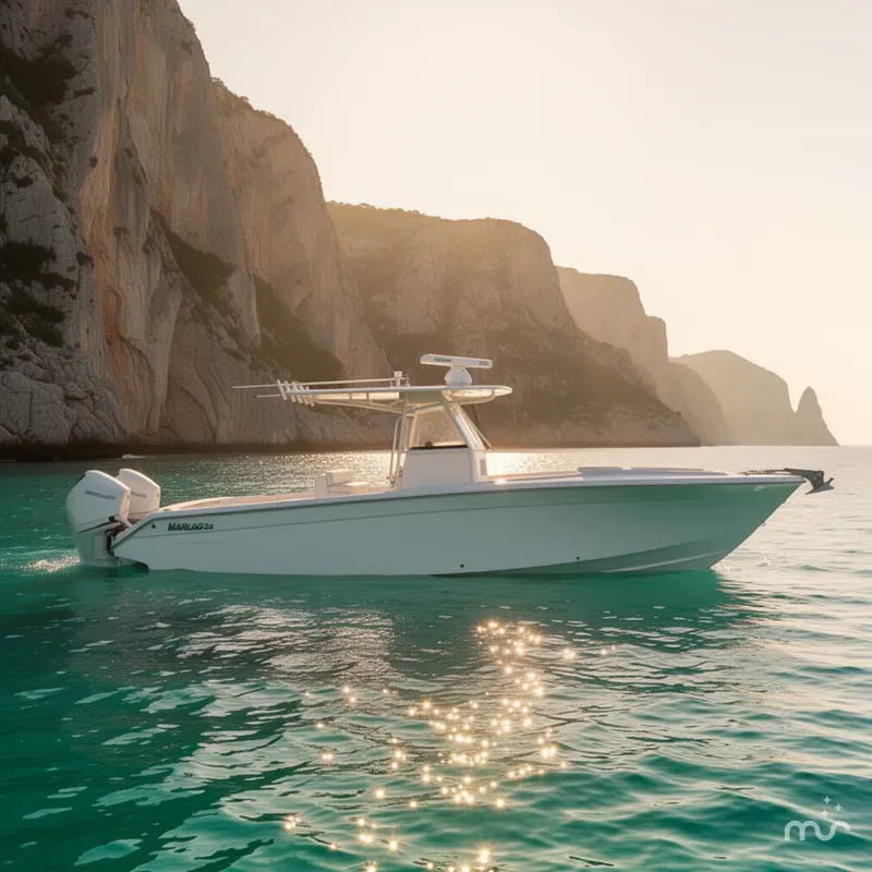Slide: The Image of Marlago Fs 35 Center Console Cuddy 1997 - 4