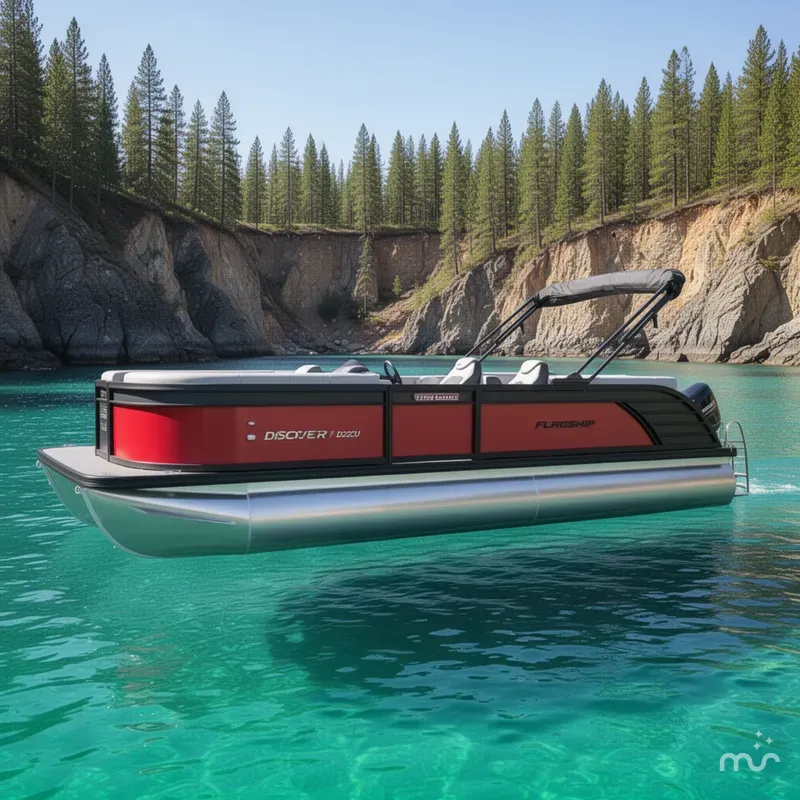 Slide: The Image of Flagship Discover D22CU With A 115HP Suzuki & Ultra Legs 2023 - 2