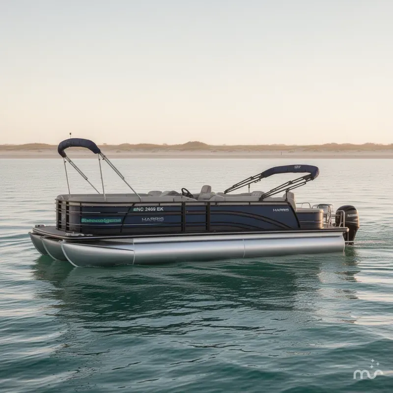 Slide: The Image of Harris 220 Solstice - Tritoon W/ 150 2019 - 0