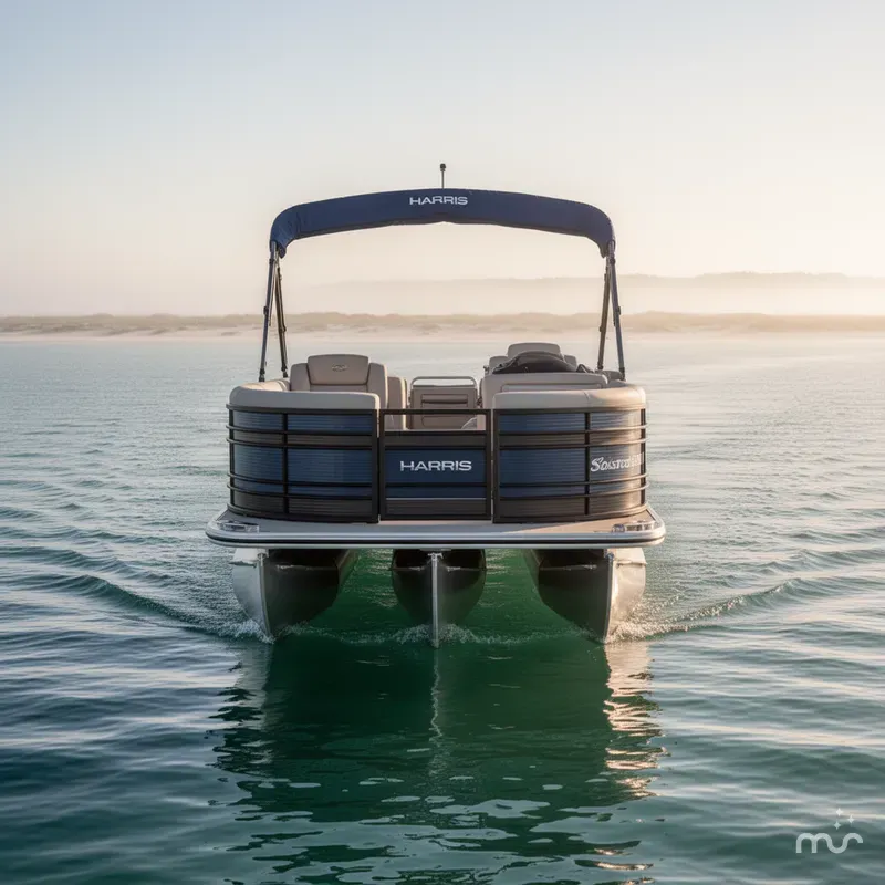 Slide: The Image of Harris 220 Solstice - Tritoon W/ 150 2019 - 2