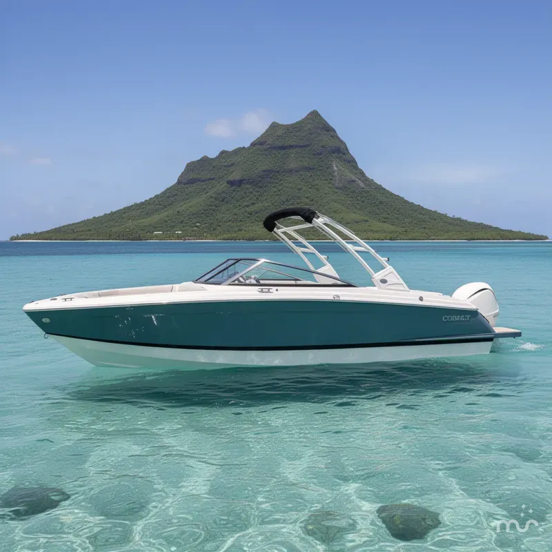 Slide: The Image of Cobalt R4 Outboard 2022 - 2