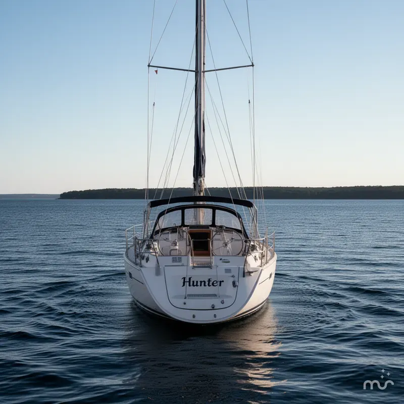 Slide: The Image of Hunter 41 Aft Cockpit 2007 - 3