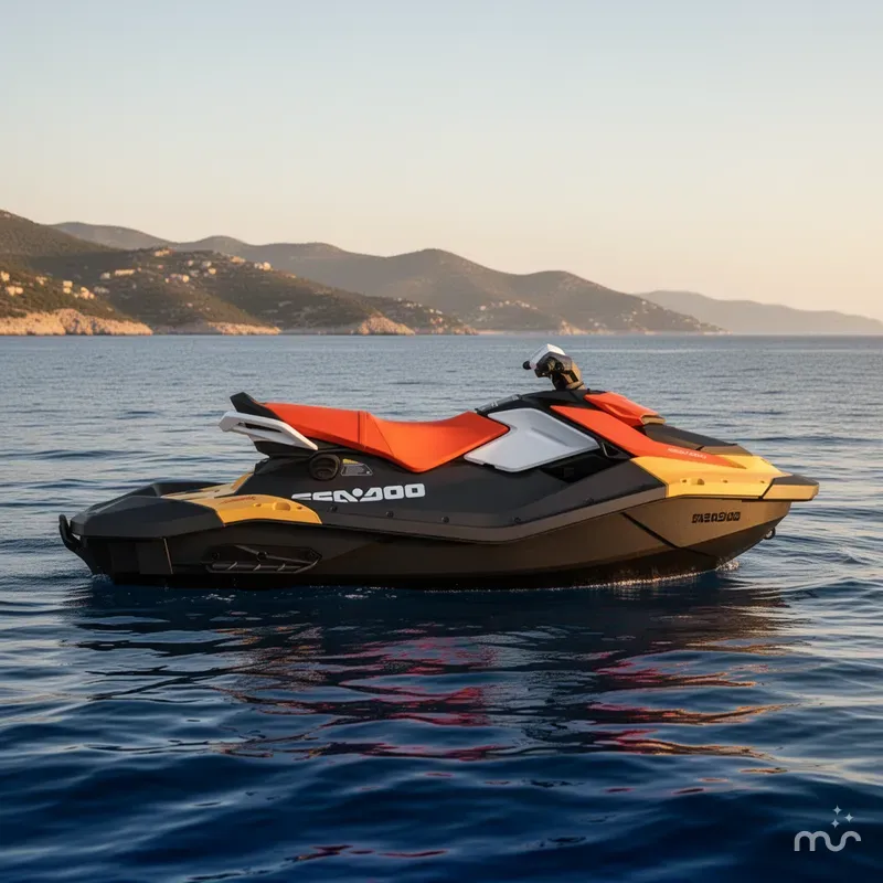 Slide: The Image of Sea-Doo Spark for 3 90 hp Convenience package with iBR 2026 - 2