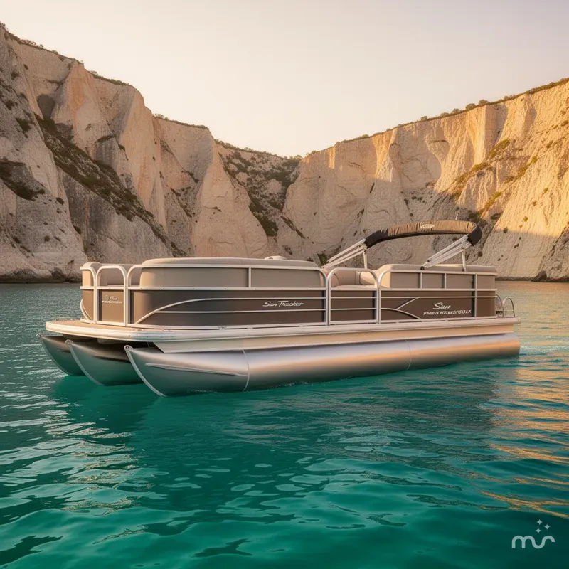 Slide: The Image of Sun Tracker Party Barge 20 DLX 2017 - 2