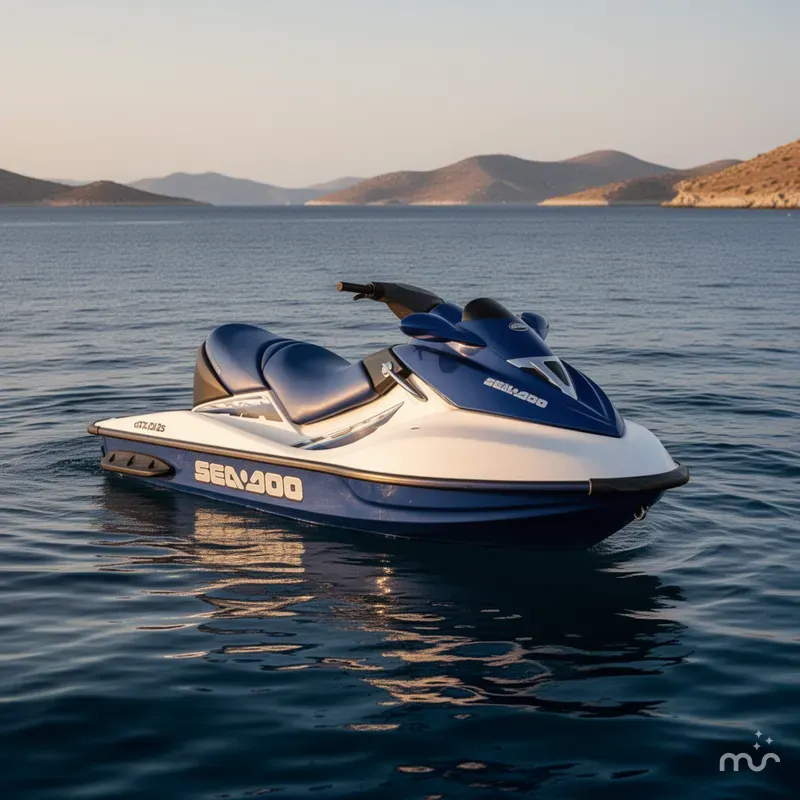The Image of Sea-Doo GTX DI 2S, WHITE/BLUE 2002 - 0