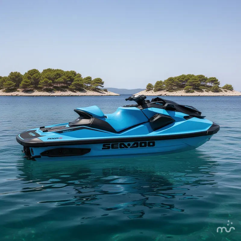 The Image of Sea-Doo RXP-X™ 325 Tech, BRP Premium A, iBR Gulfstream Blu 2026 - 0