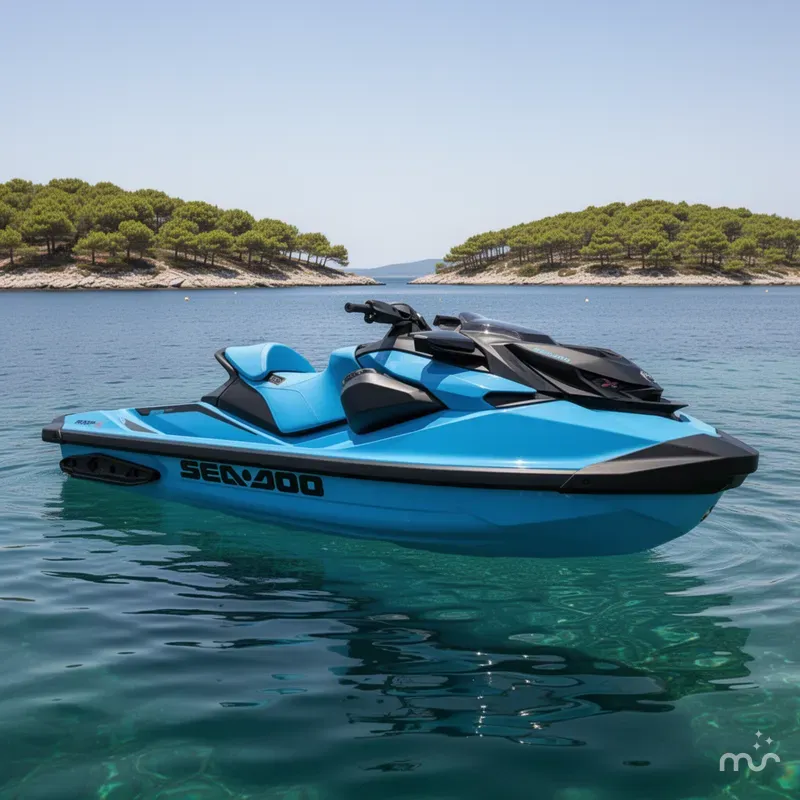 Slide: The Image of Sea-Doo RXP-X™ 325 Tech, BRP Premium A, iBR Gulfstream Blu 2026 - 2