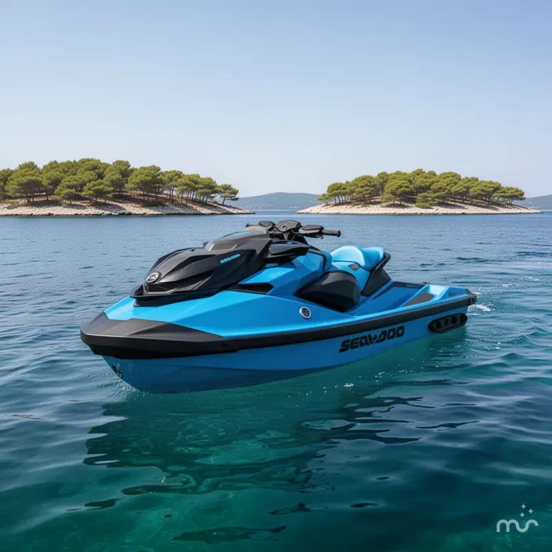 Slide: The Image of Sea-Doo RXP-X™ 325 Tech, BRP Premium A, iBR Gulfstream Blu 2026 - 4
