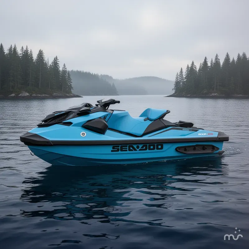 Slide: The Image of Sea-Doo RXP-X™ 325 Tech, BRP Premium A, iBR Gulfstream Blu 2026 - 2