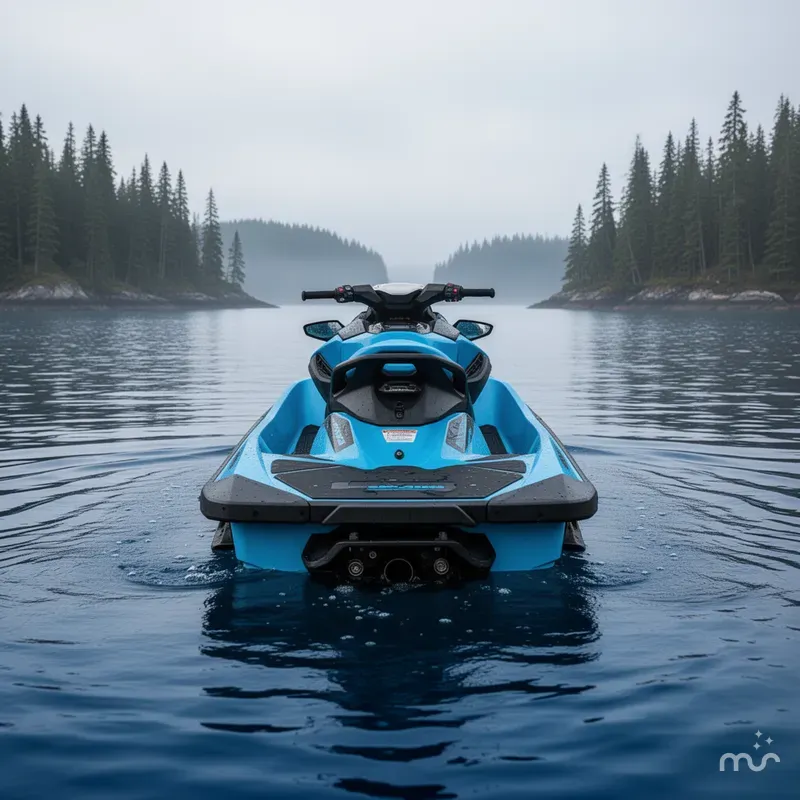 Slide: The Image of Sea-Doo RXP-X™ 325 Tech, BRP Premium A, iBR Gulfstream Blu 2026 - 3